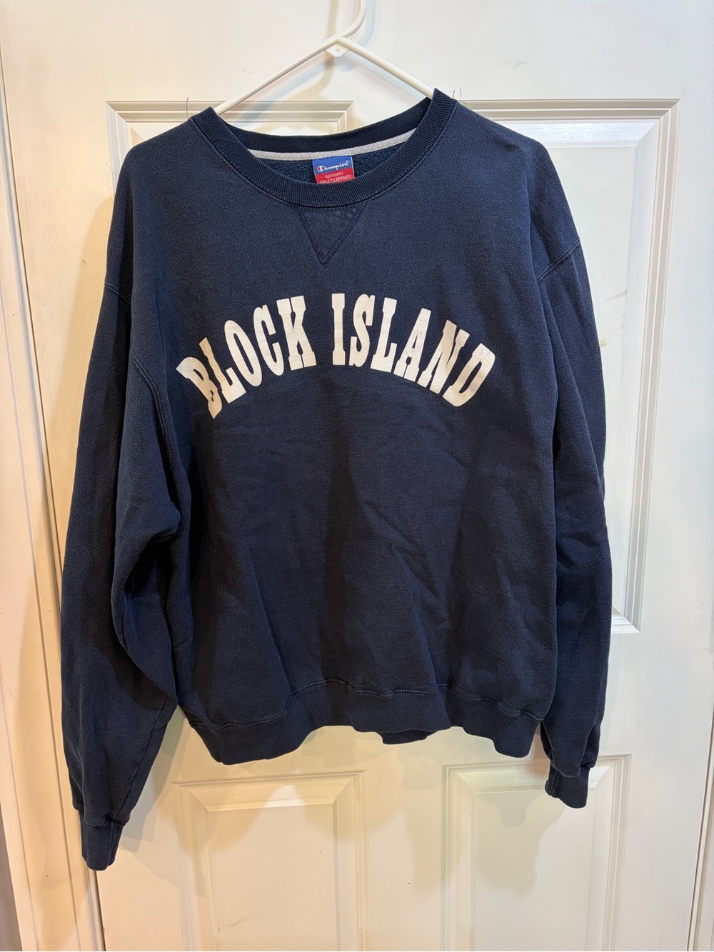 Champion Navy Crewneck “Block Island” Sweatshirt